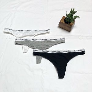 NWOT 3 Pack Calvin Klein Thongs